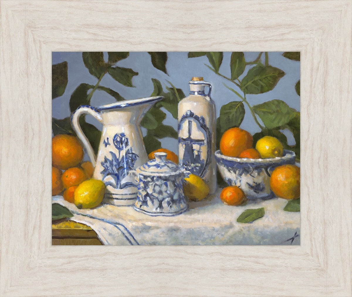 Delft and Citrus Still Life