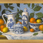 Delft and Citrus Still Life