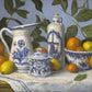 Delft and Citrus Still Life