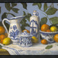 Delft and Citrus Still Life