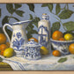 Delft and Citrus Still Life