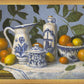 Delft and Citrus Still Life