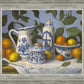 Delft and Citrus Still Life