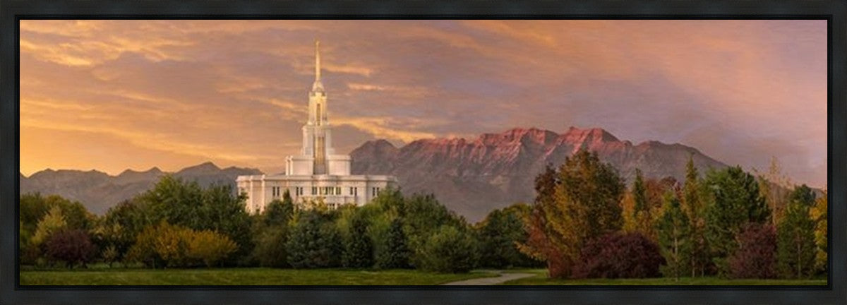 Payson Temple Golden Valley Gallery Wrap
