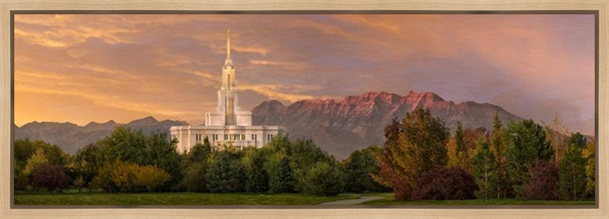 Payson Temple Golden Valley Gallery Wrap