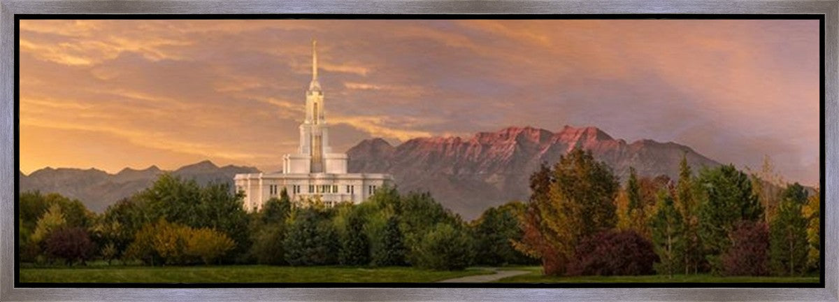 Payson Temple Golden Valley Gallery Wrap