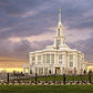 Payson Temple Storm Breaks