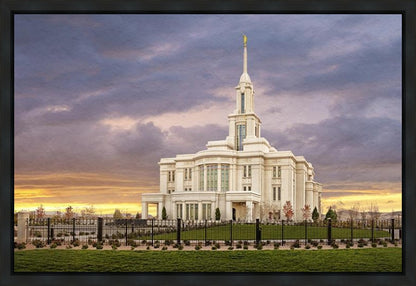 Payson Temple Storm Breaks