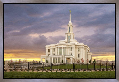 Payson Temple Storm Breaks