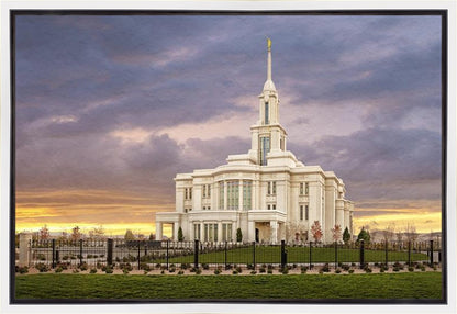 Payson Temple Storm Breaks