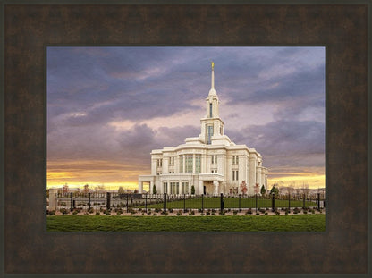 Payson Temple Storm Breaks