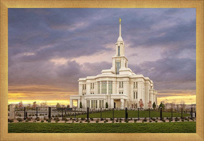 Payson Temple Storm Breaks