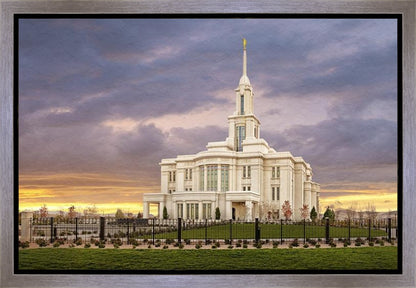 Payson Temple Storm Breaks