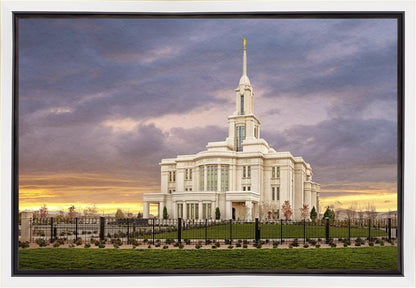 Payson Temple Storm Breaks