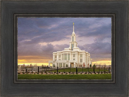 Payson Temple Storm Breaks
