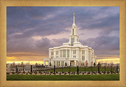 Payson Temple Storm Breaks