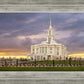 Payson Temple Storm Breaks