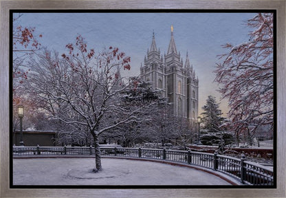 Salt Lake Temple Winter Solitude