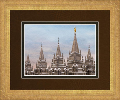 Salt Lake Temple Winter Ramparts