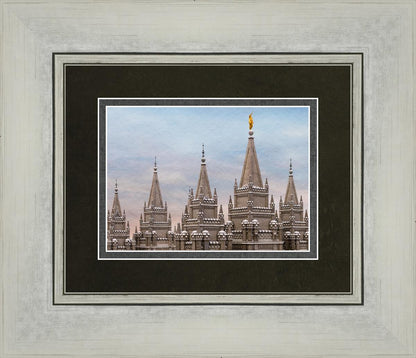 Salt Lake Temple Winter Ramparts