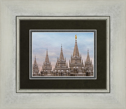 Salt Lake Temple Winter Ramparts