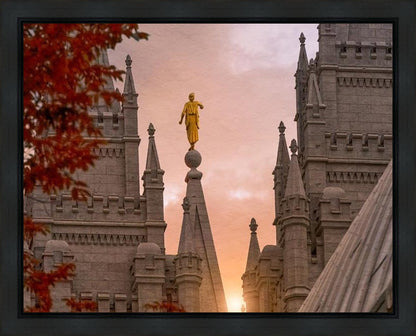 Salt Lake Temple Angel from on High