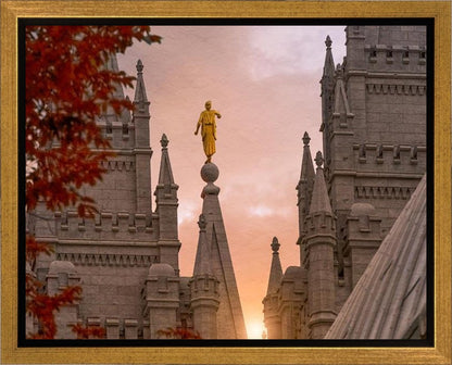 Salt Lake Temple Angel from on High