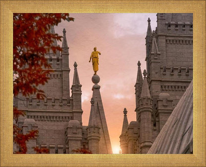 Salt Lake Temple Angel from on High