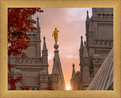 Salt Lake Temple Angel from on High