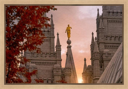 Salt Lake Temple Angel from on High