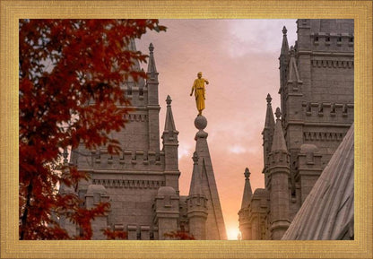 Salt Lake Temple Angel from on High