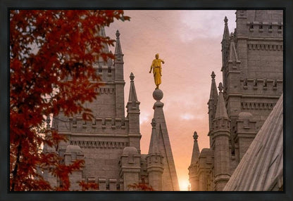 Salt Lake Temple Angel from on High