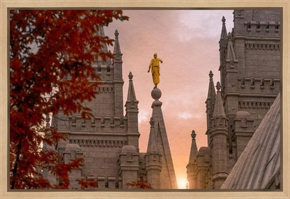 Salt Lake Temple Angel from on High