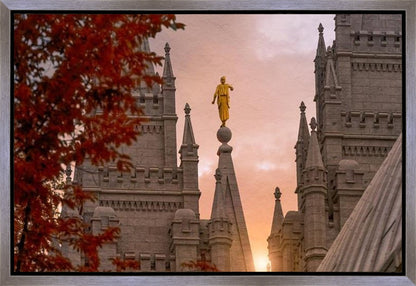 Salt Lake Temple Angel from on High