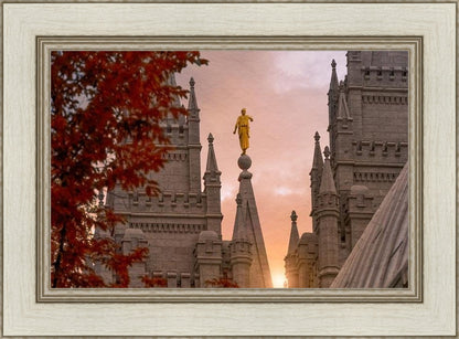 Salt Lake Temple Angel from on High