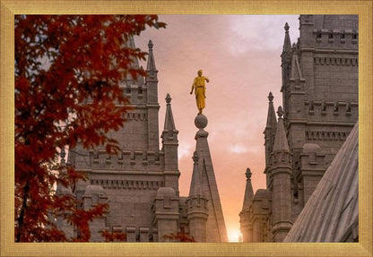 Salt Lake Temple Angel from on High