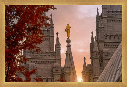 Salt Lake Temple Angel from on High