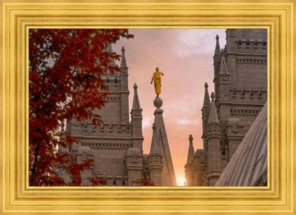 Salt Lake Temple Angel from on High