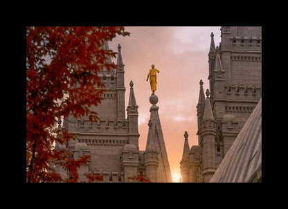 Salt Lake Temple Angel from on High