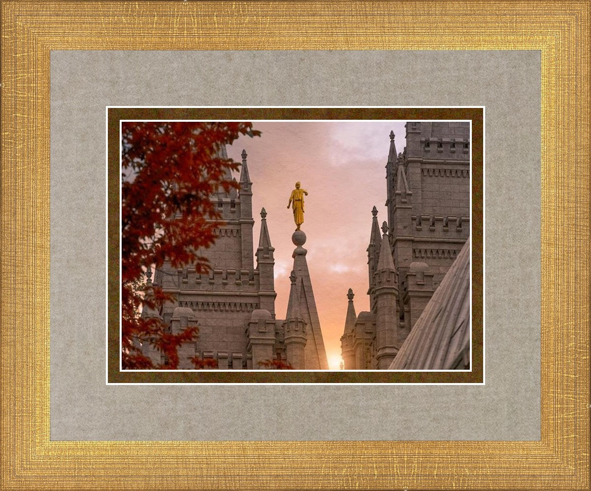 Salt Lake Temple Angel from on High