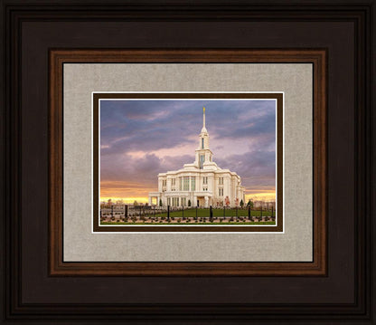Payson Temple Storm Breaks