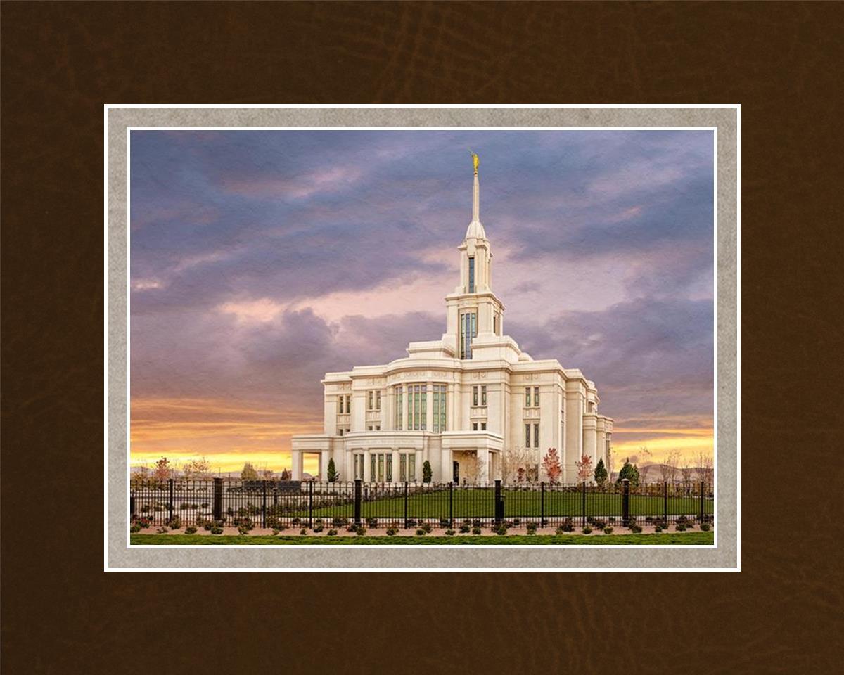 Payson Temple Storm Breaks