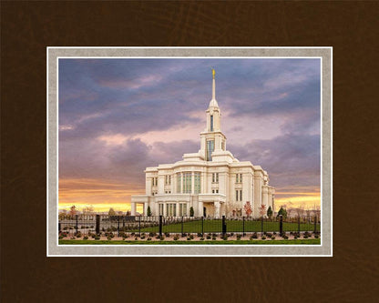 Payson Temple Storm Breaks