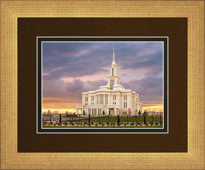 Payson Temple Storm Breaks