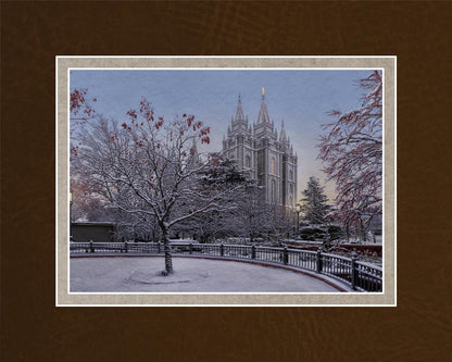Salt Lake Temple Winter Solitude