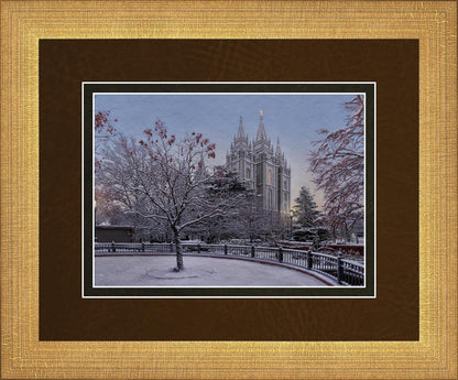 Salt Lake Temple Winter Solitude