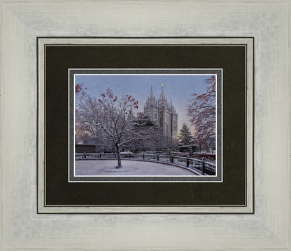 Salt Lake Temple Winter Solitude