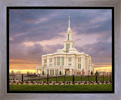 Payson Temple Storm Breaks