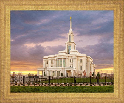 Payson Temple Storm Breaks
