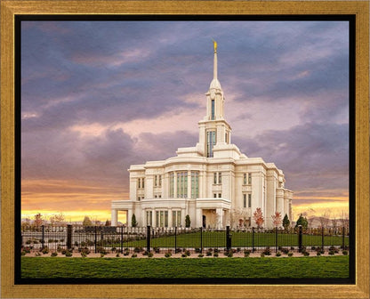 Payson Temple Storm Breaks